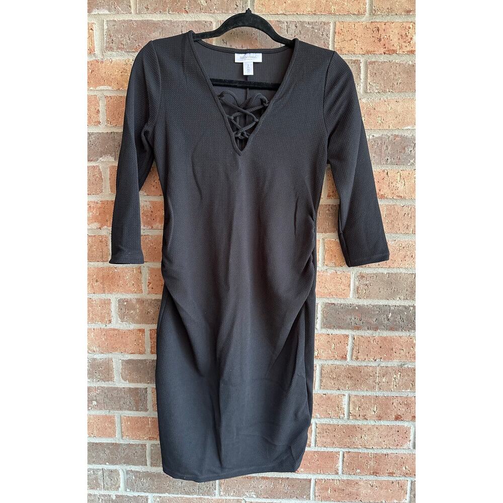 Motherhood Maternity Black Dress Size Small - Picture 1 of 3